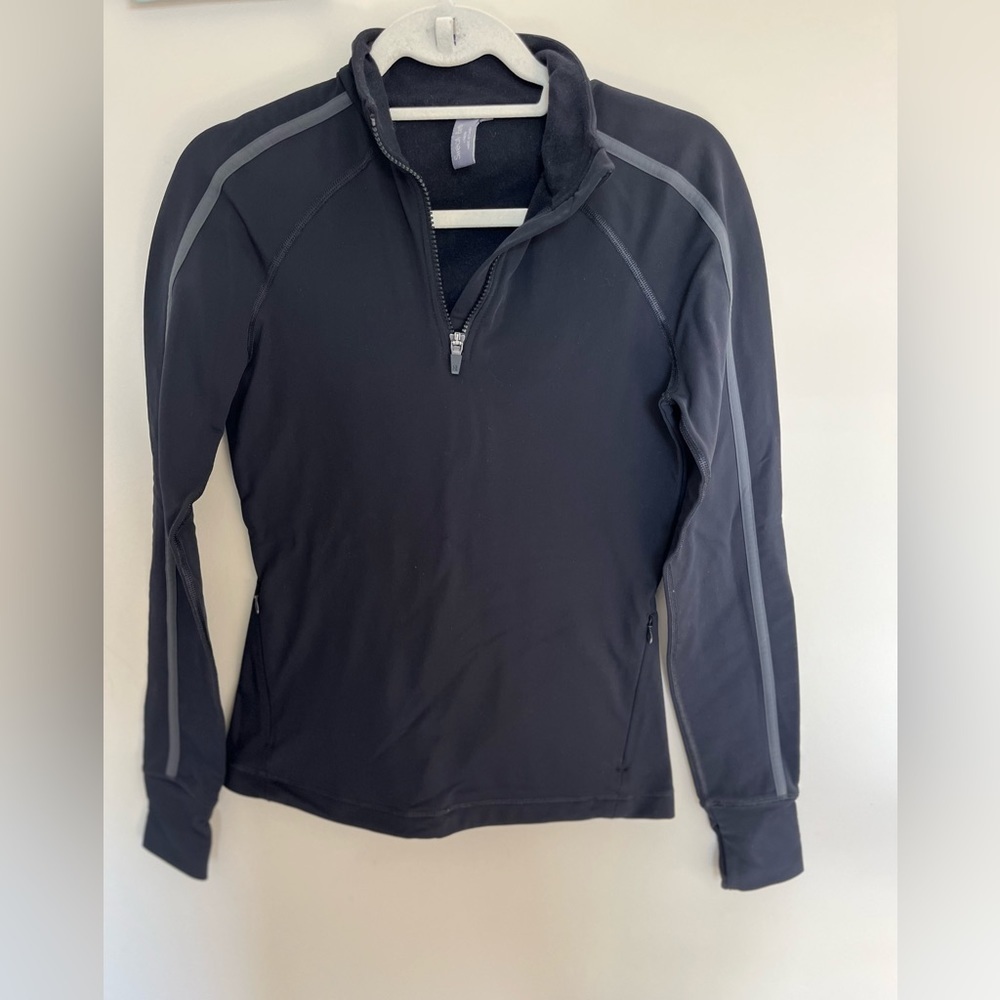 Sweaty Betty Thermodynamic Half Zip Pullover Black Small